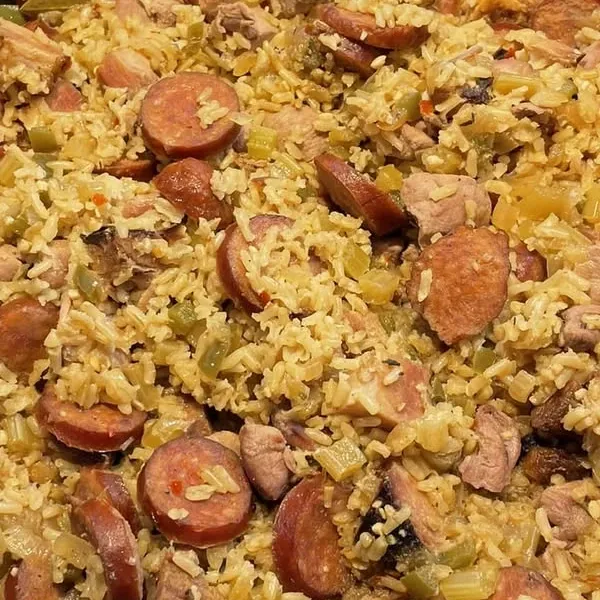 Rabbit & Sausage Jambalaya